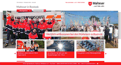 Desktop Screenshot of malteser-rostock.de