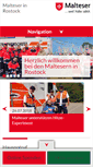 Mobile Screenshot of malteser-rostock.de